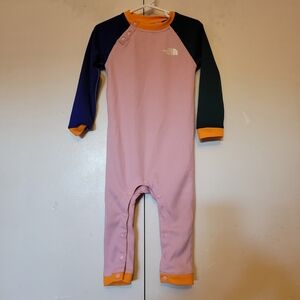 The North Face Kids One Piece - Pink and Navy